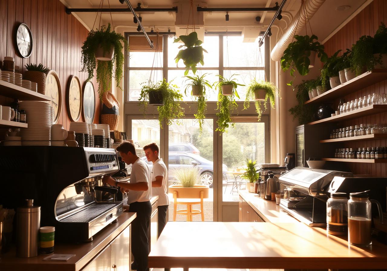 Slow & Low café interior