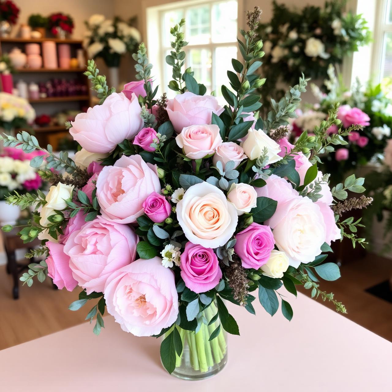 Lush flower bouquet